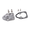 Small Block Chevy Chrome Fuel Pump Block Off Plate SBC 327 305 350 400