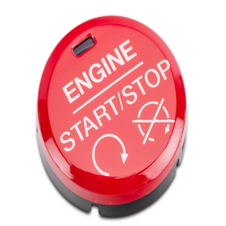 Billet GT350/GT350R Style Red Push Start/Stop Button